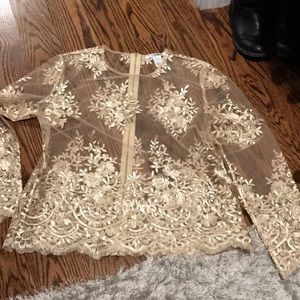 Sexy lace long sleeve